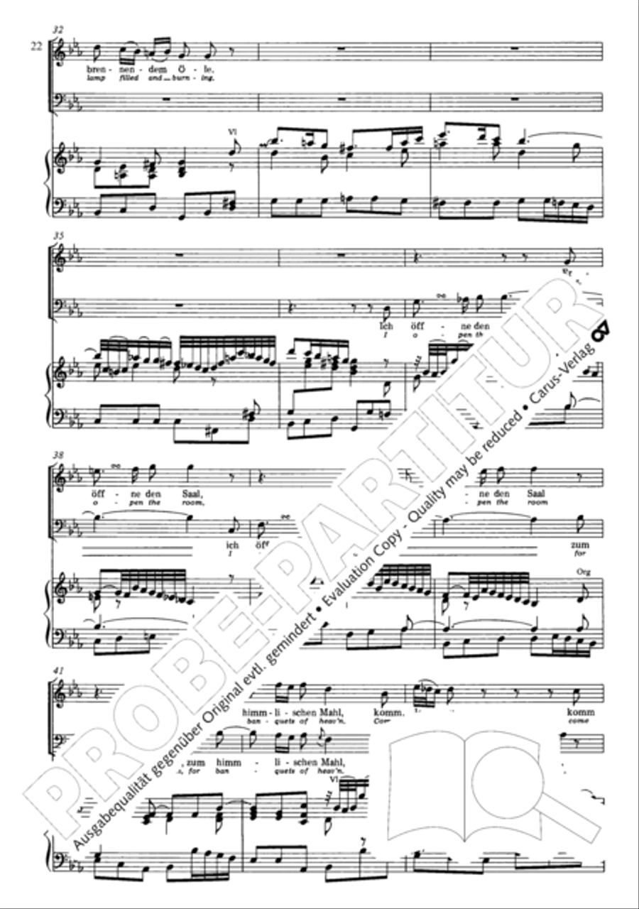 Wake, o wake and hear the voices STB scores gallery preview page 23