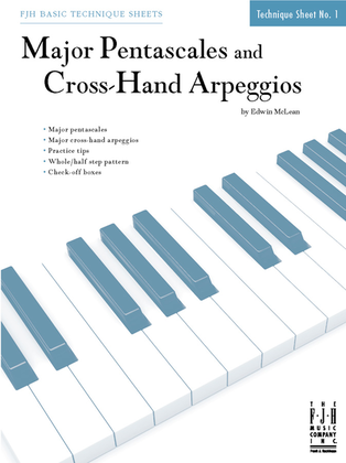 Book cover for Major Pentascales and Cross-Hand Arpeggios