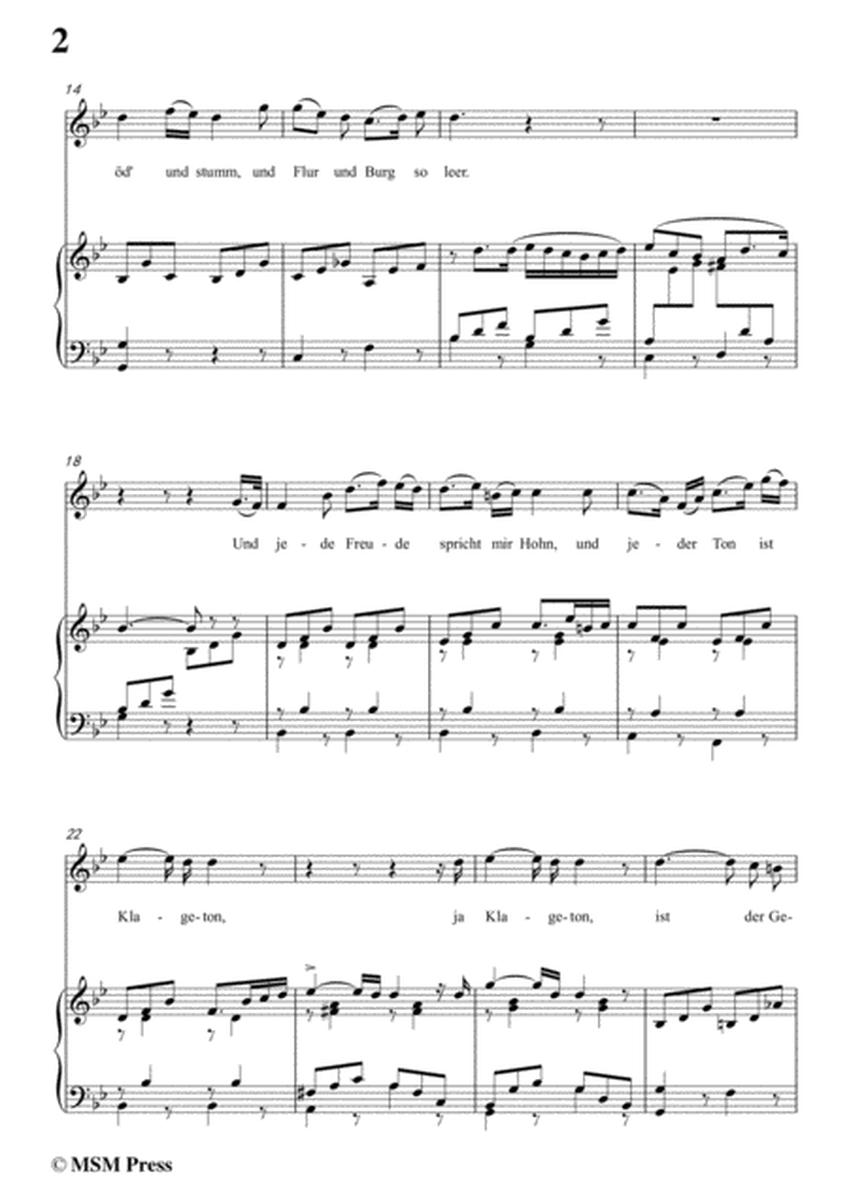 Schubert-Romanze,from'the opera Der haüsliche Krieg',in g minor,for Voice&Piano image number null