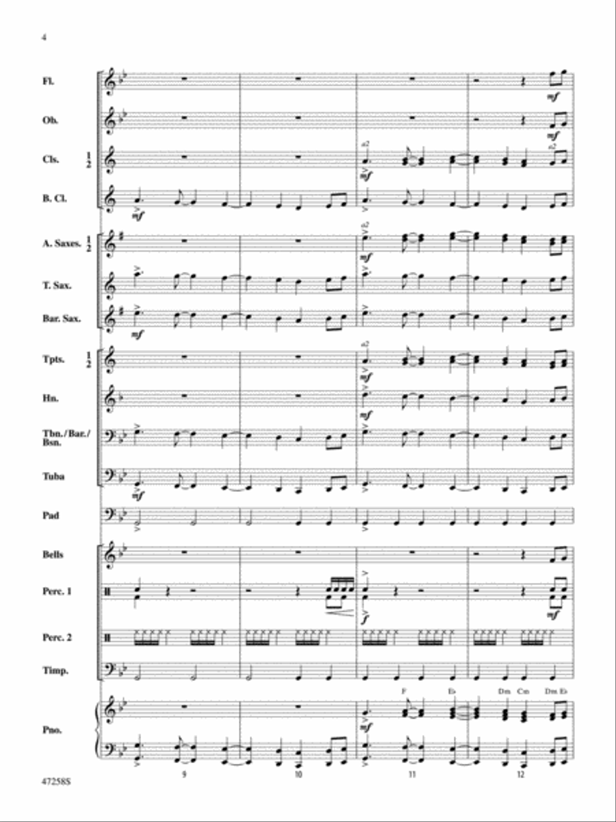 High Octane: Score Concert Band scores gallery preview page 4