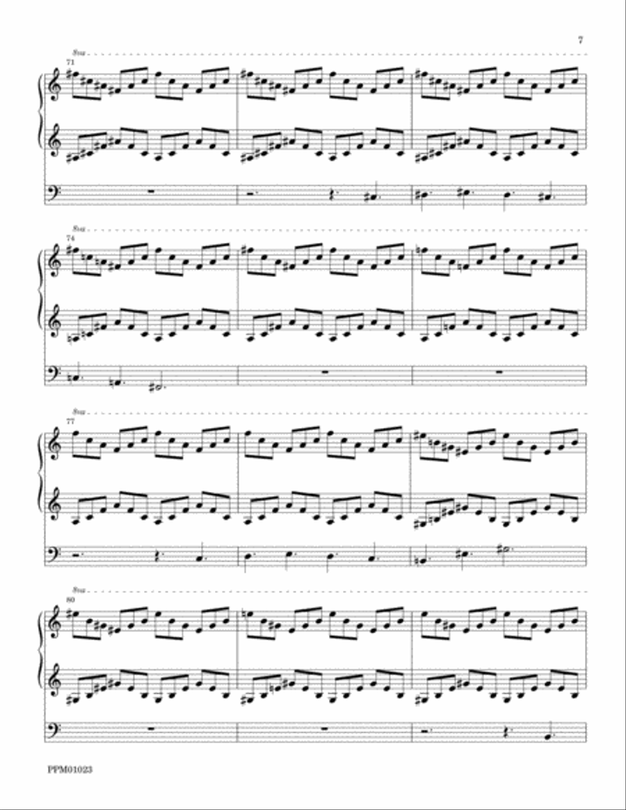 Toccata in A Minor Organ scores gallery preview page 9