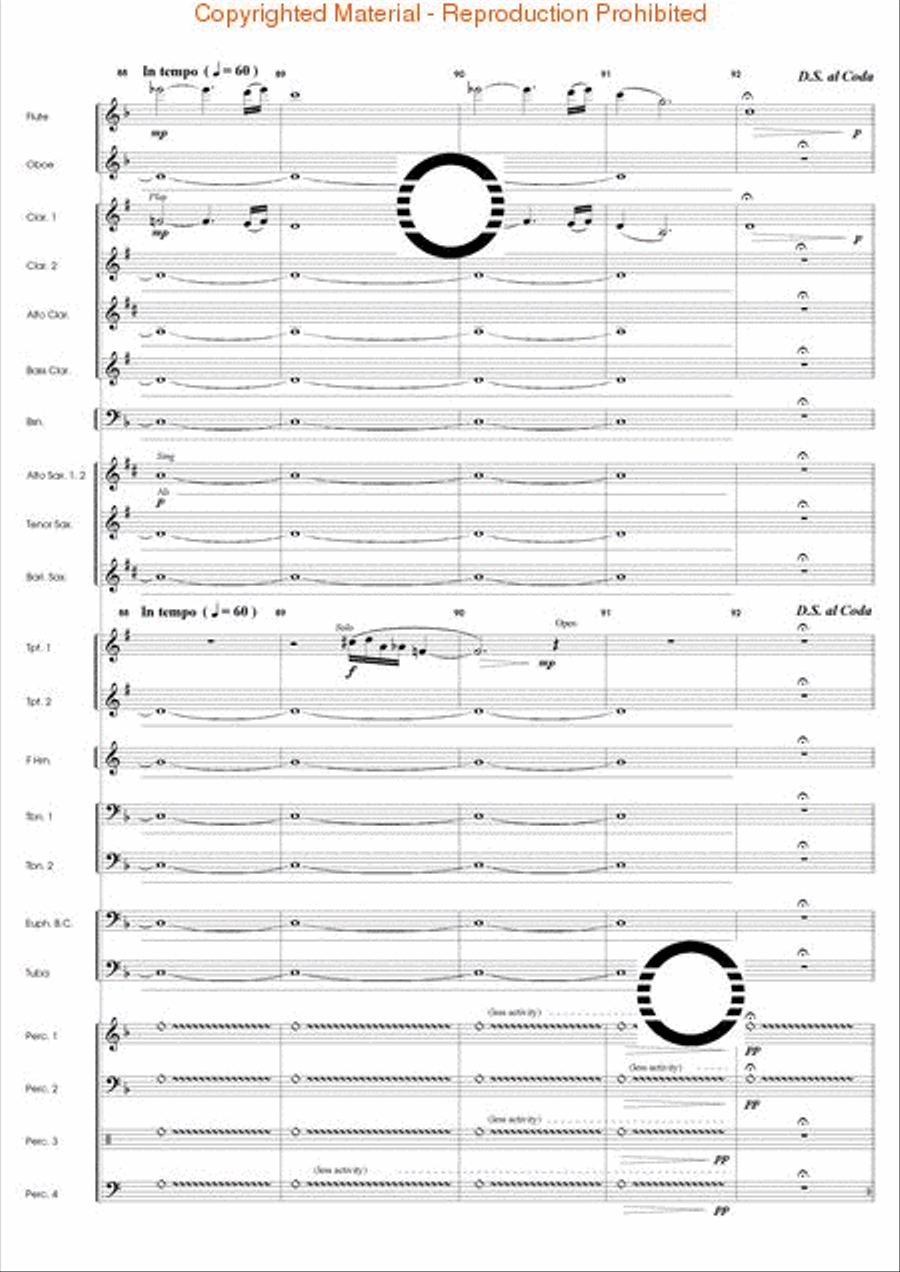 Odyssey for Percussion Odyssey for Percussion Concert Band scores gallery preview page 19