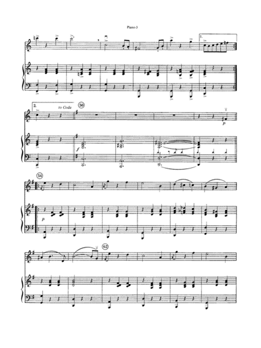 Fledermaus Waltzes: Piano Accompaniment