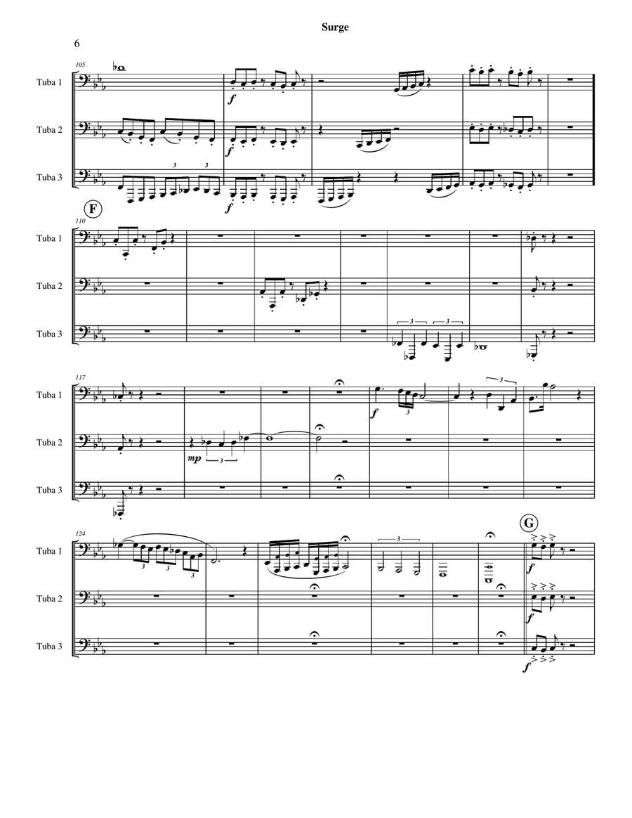 Surge Surge Brass Ensemble scores gallery preview page 6