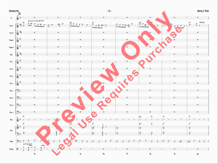 Whirly Bird Whirly Bird Jazz Ensemble scores gallery preview page 13