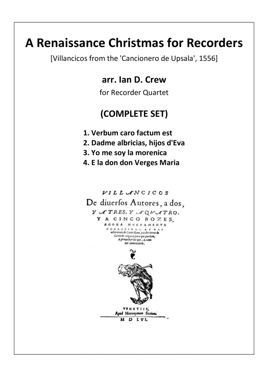 A Renaissance Christmas for Recorders