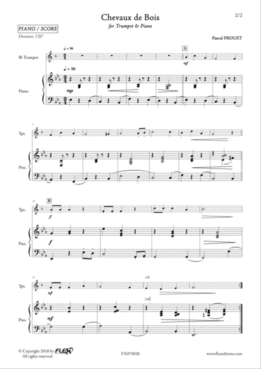 Chevaux de Bois Cornet scores gallery preview page 3