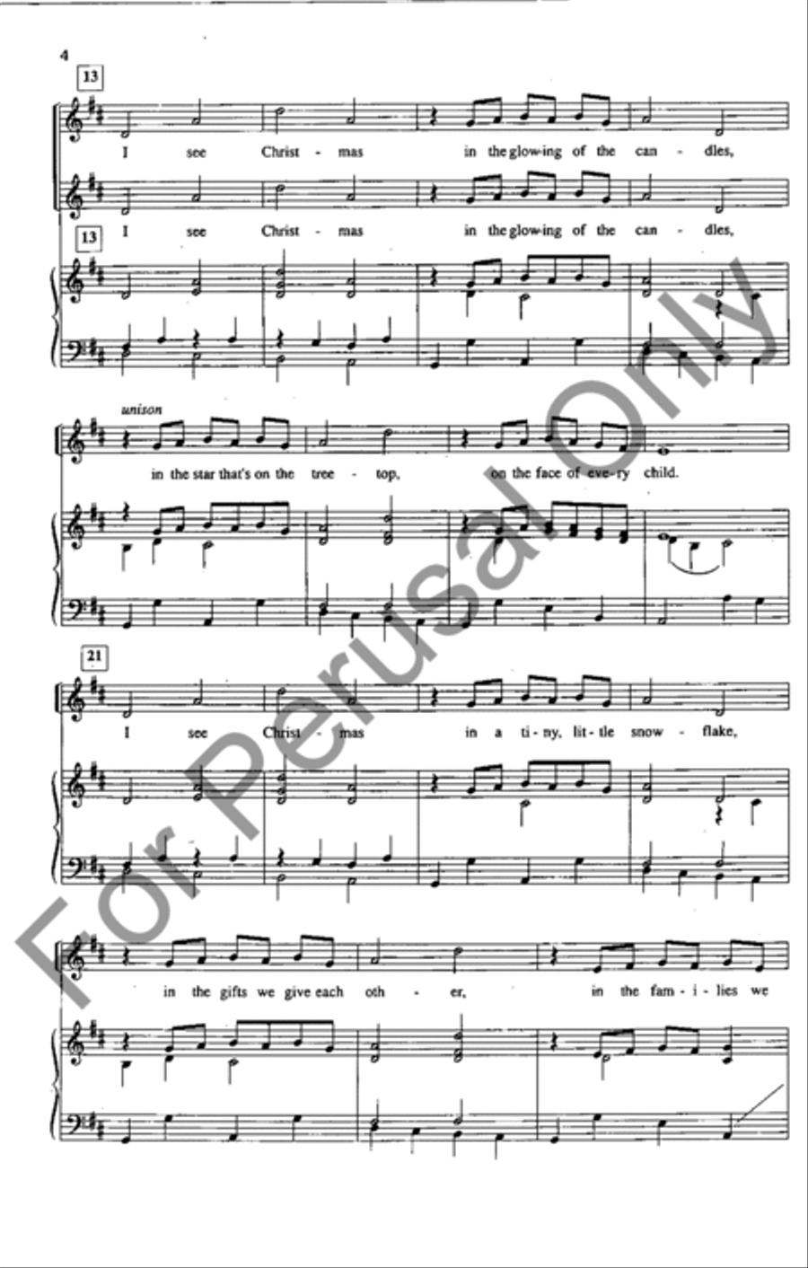 I See Christmas I See Christmas SA scores gallery preview page 3