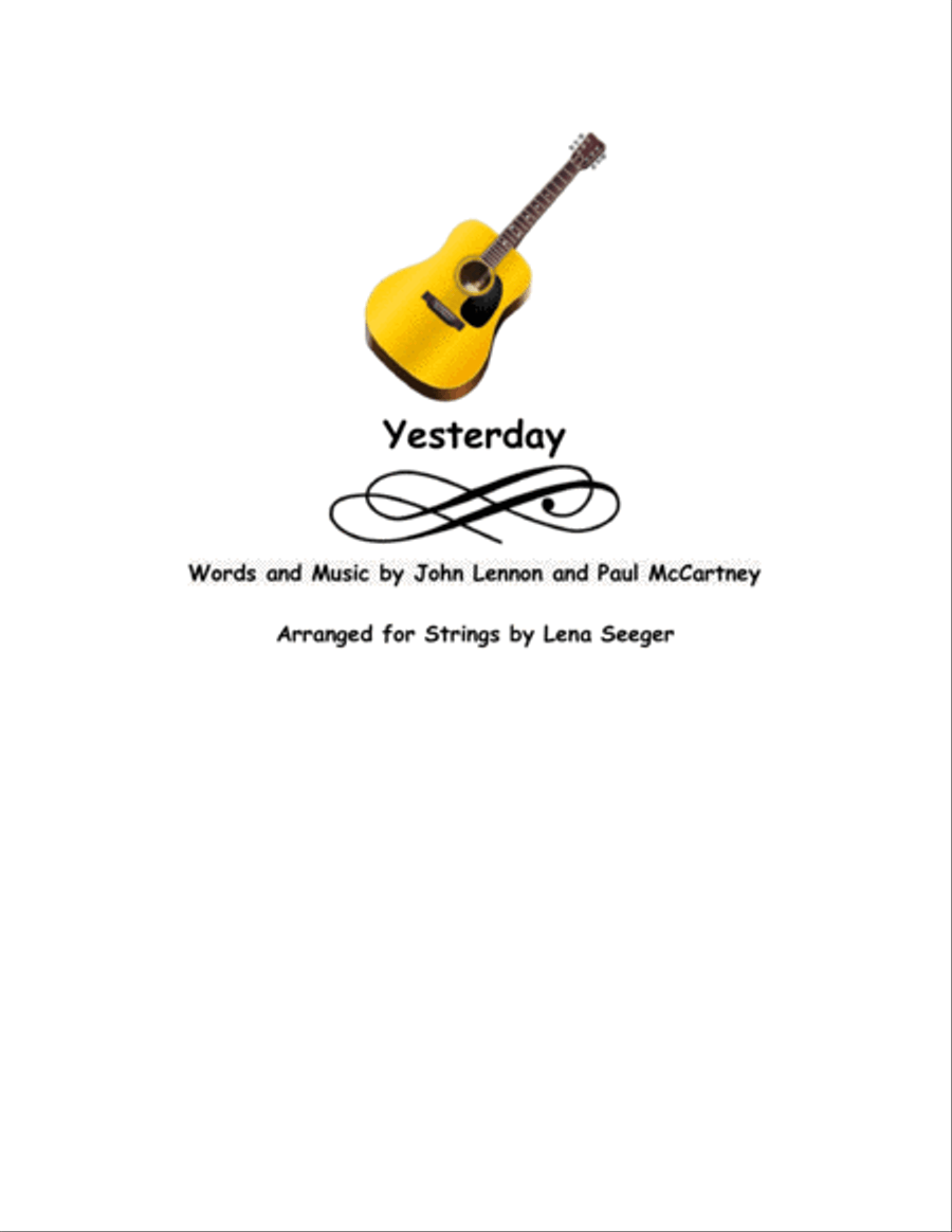 Yesterday Yesterday String Trio scores gallery preview page 1