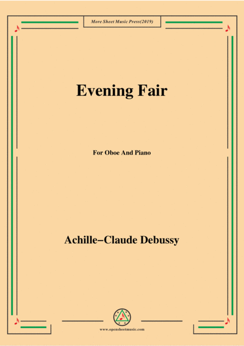 Debussy-Evening Fair, for Oboe and Piano