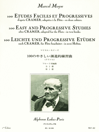 Book cover for 100 Easy and Progressive Studies After Cramer for Flute