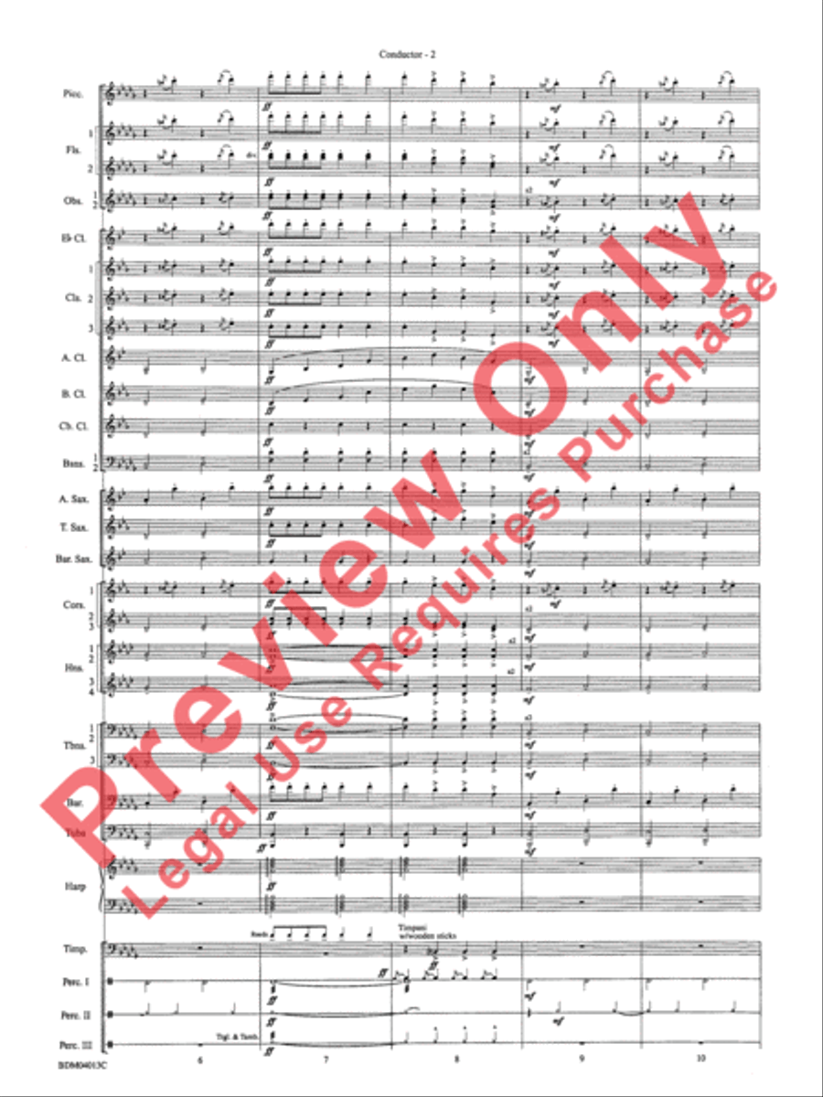 Nobles of the Mystic Shrine (March) Concert Band scores gallery preview page 5