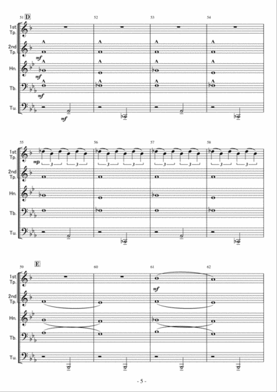 <Brass Quintet> 