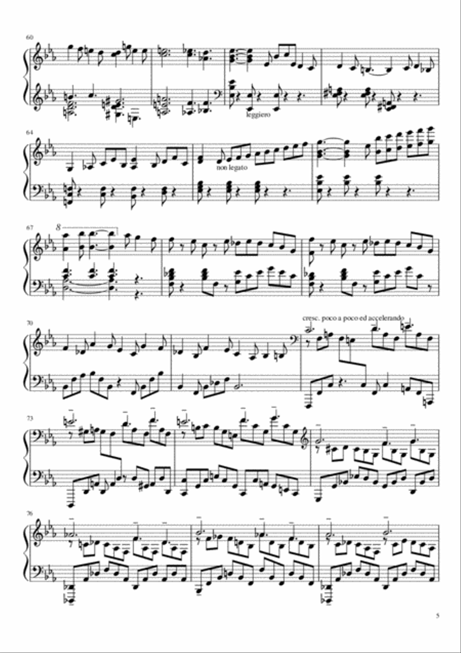Legend №7 Legend №7 Piano Solo scores gallery preview page 5