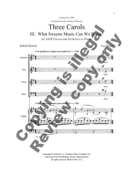 Three Carols: 3. What Sweeter Music Can We Bring? image number null