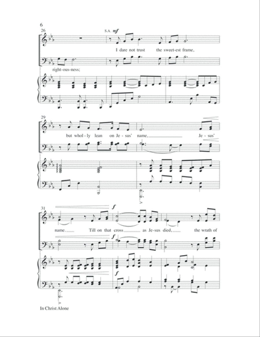 Hope in the Shadows-Score-Digital Download 4-Part scores gallery preview page 10