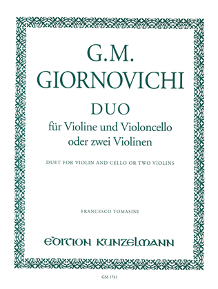 Book cover for Duo for violin and cello