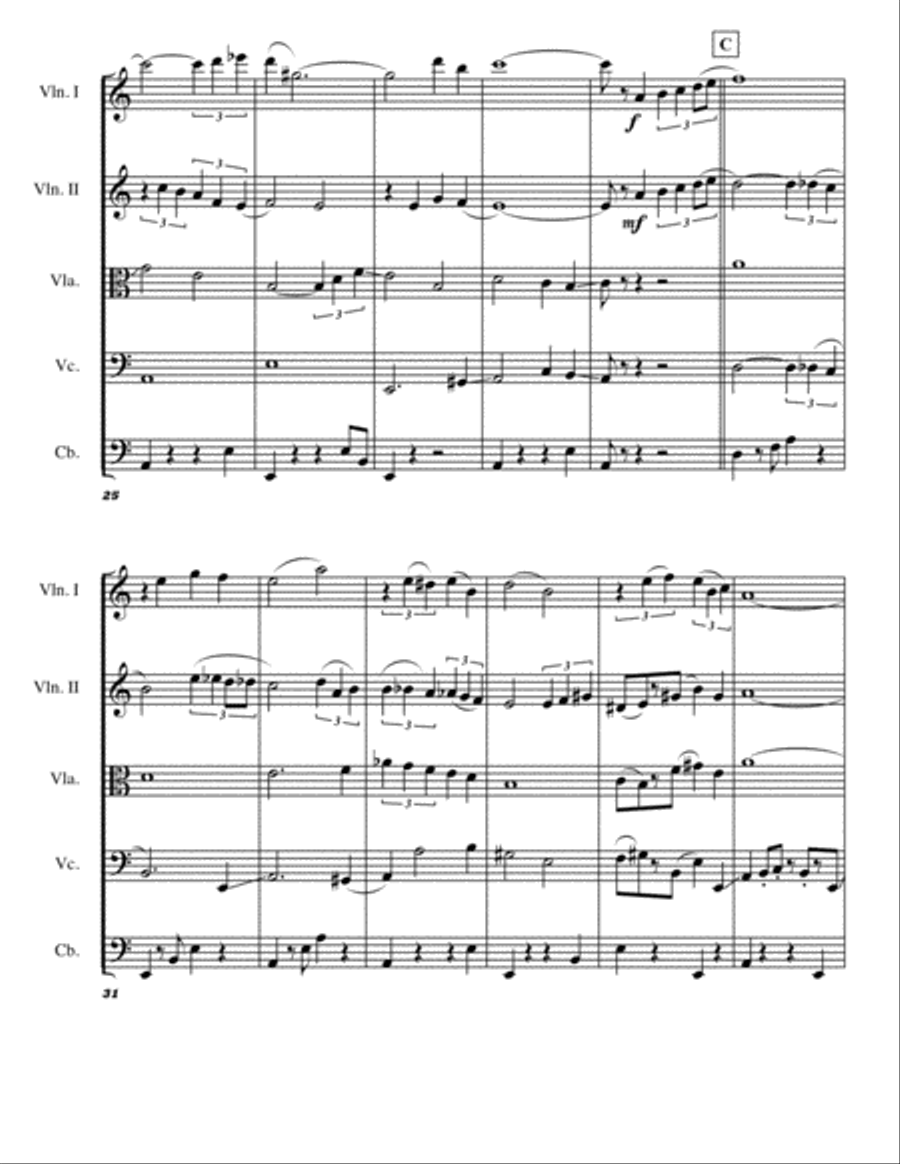 Tango for the Spring String Orchestra scores gallery preview page 3
