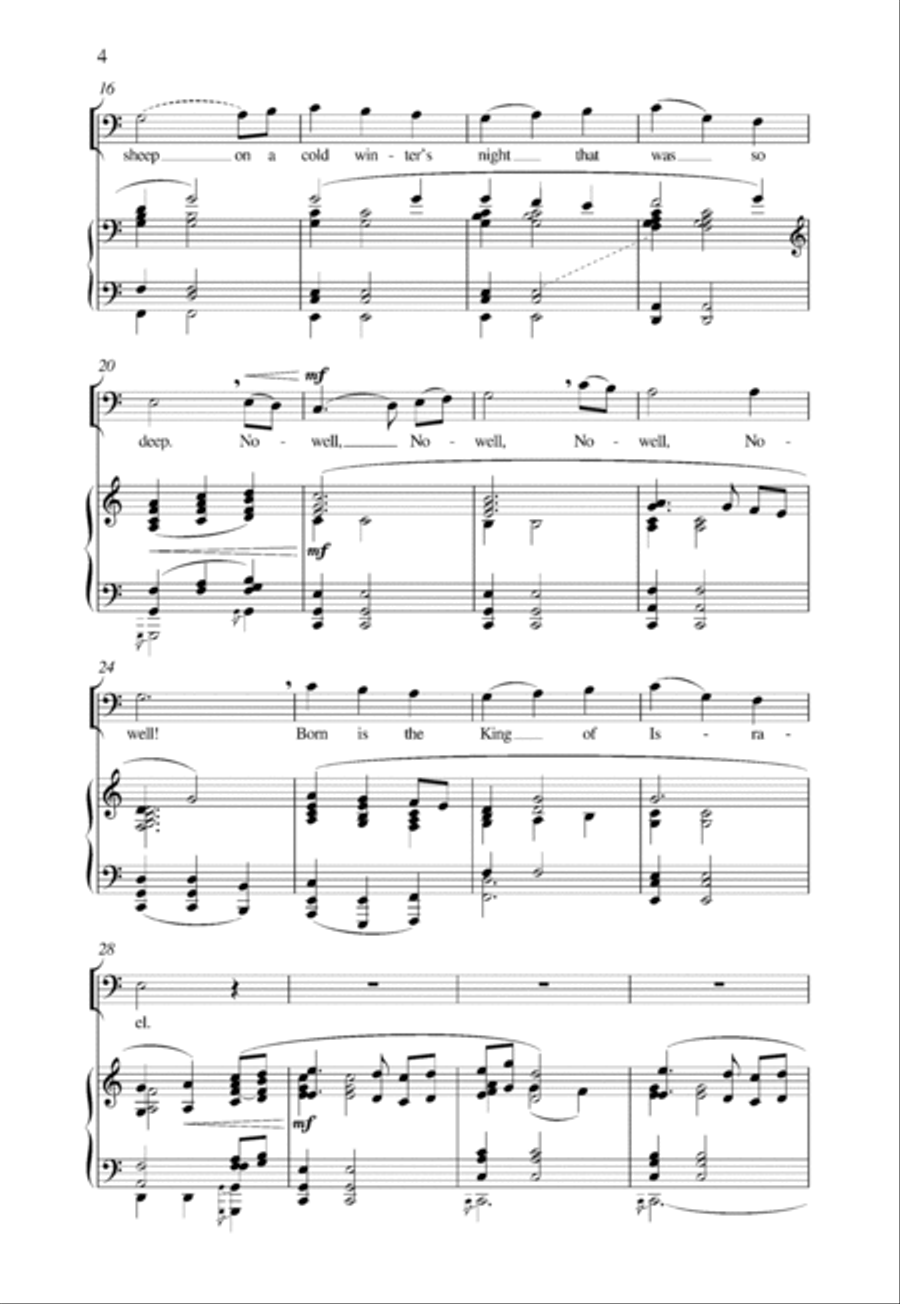 The first Nowell The first Nowell 4-Part scores gallery preview page 3