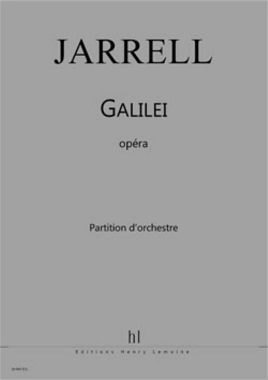 Galilei - Opera En 12 Scenes Choir scores gallery preview page 1