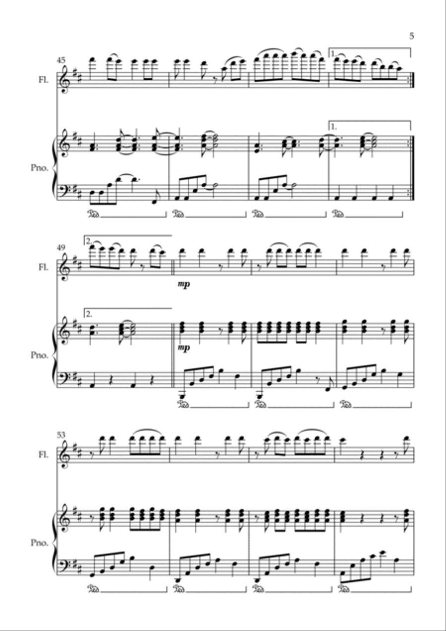 Shivers Flute Solo scores gallery preview page 5