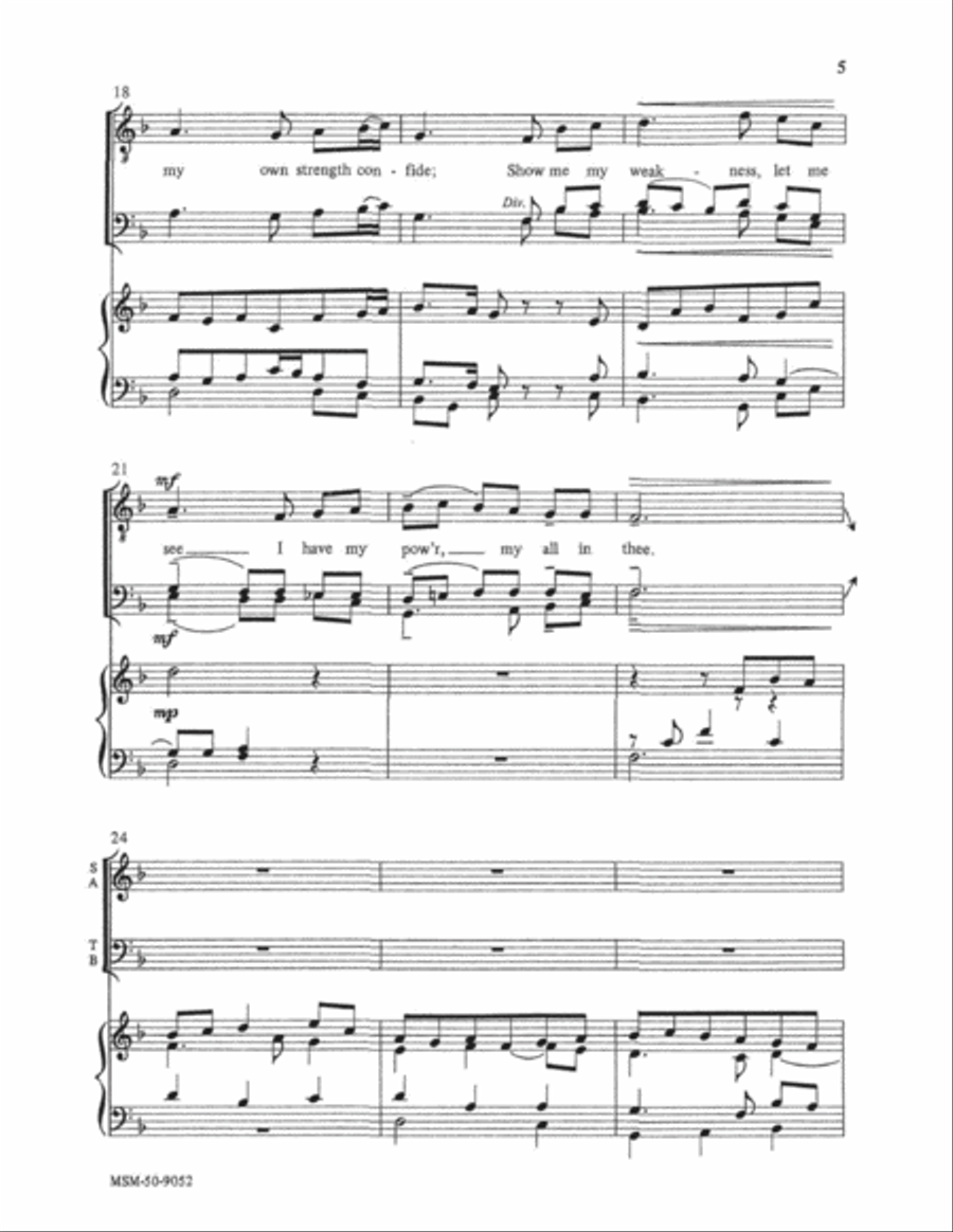 The Narrow Way 4-Part scores gallery preview page 3
