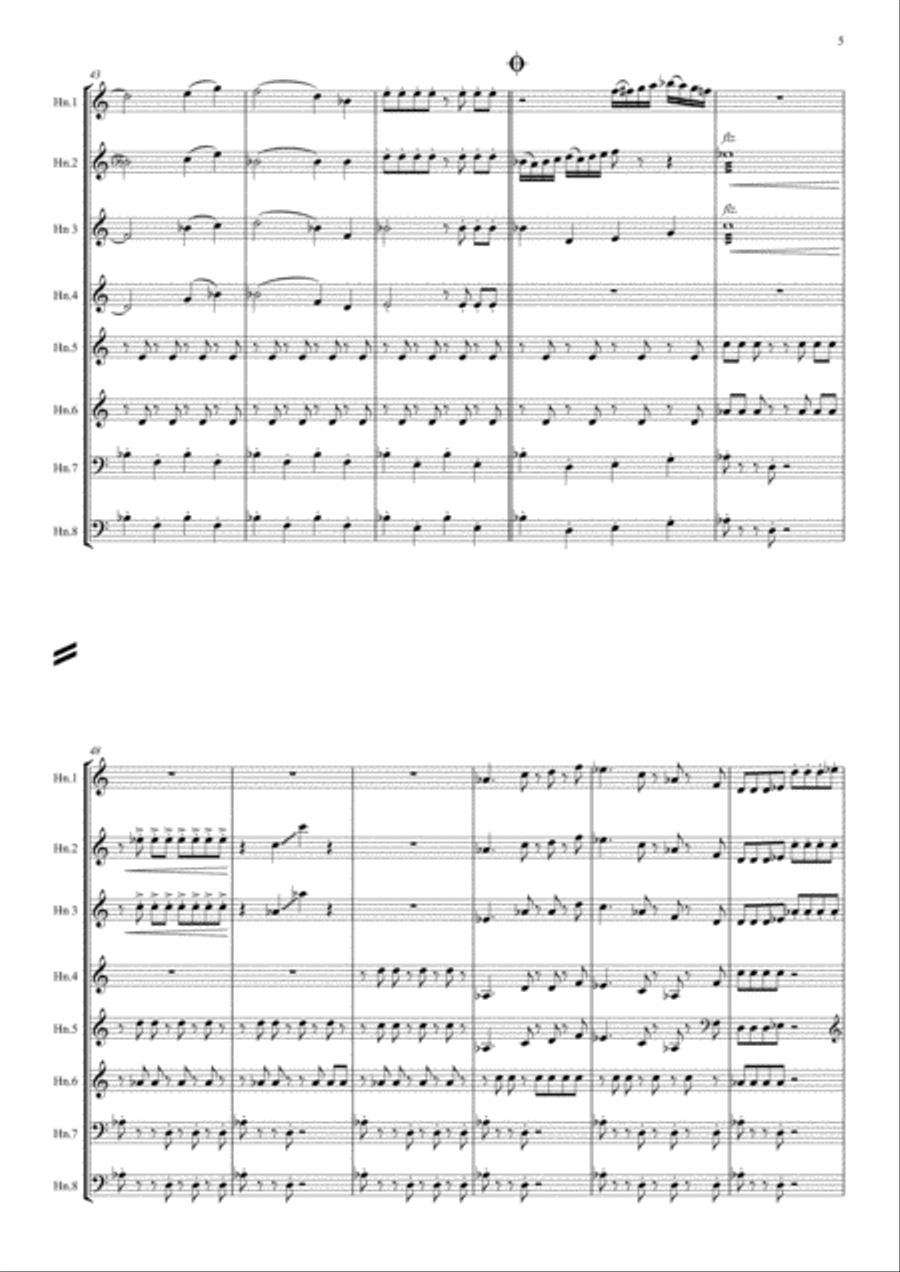 Theme From The Simpsons TM from the Twentieth Century Fox Television Series THE SIMPSONS Brass Ensemble scores gallery preview page 6