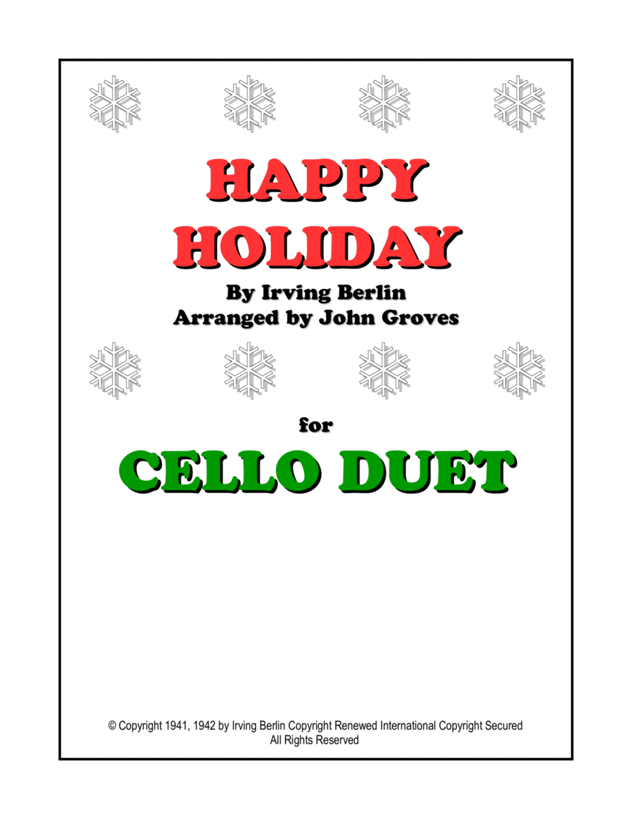 Happy Holiday Happy Holiday String Duet scores gallery preview page 1