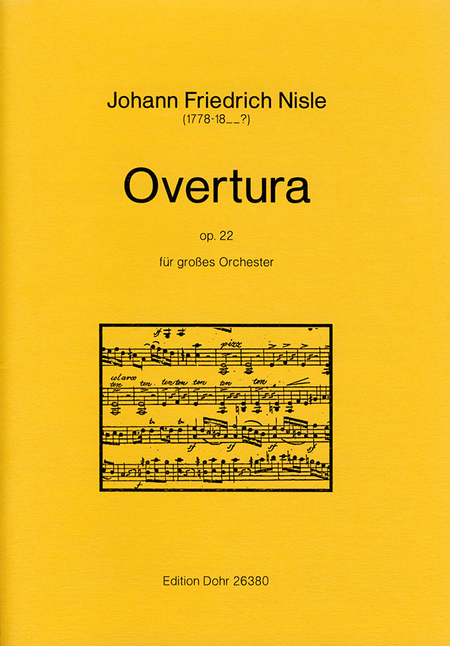 Overtura für großes Orchester d-Moll op. 22