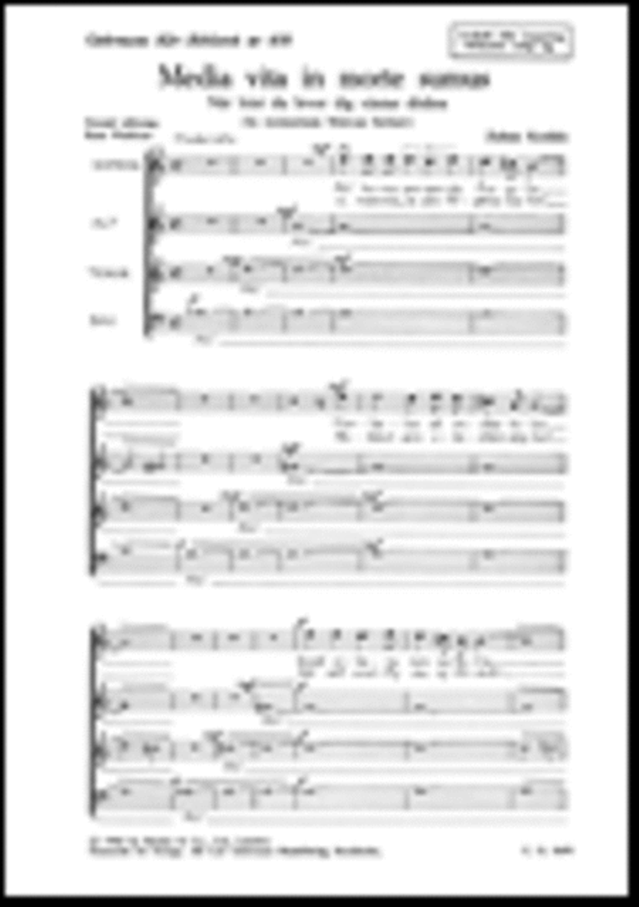 Media vita in mort sumus 4-Part scores gallery preview page 1