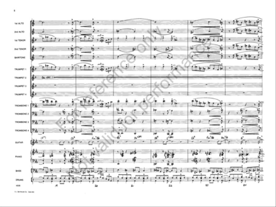 External Combustion Jazz Ensemble scores gallery preview page 5