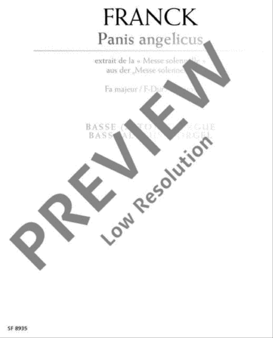 Panis Angelicus F major Panis Angelicus F major Organ scores gallery preview page 2