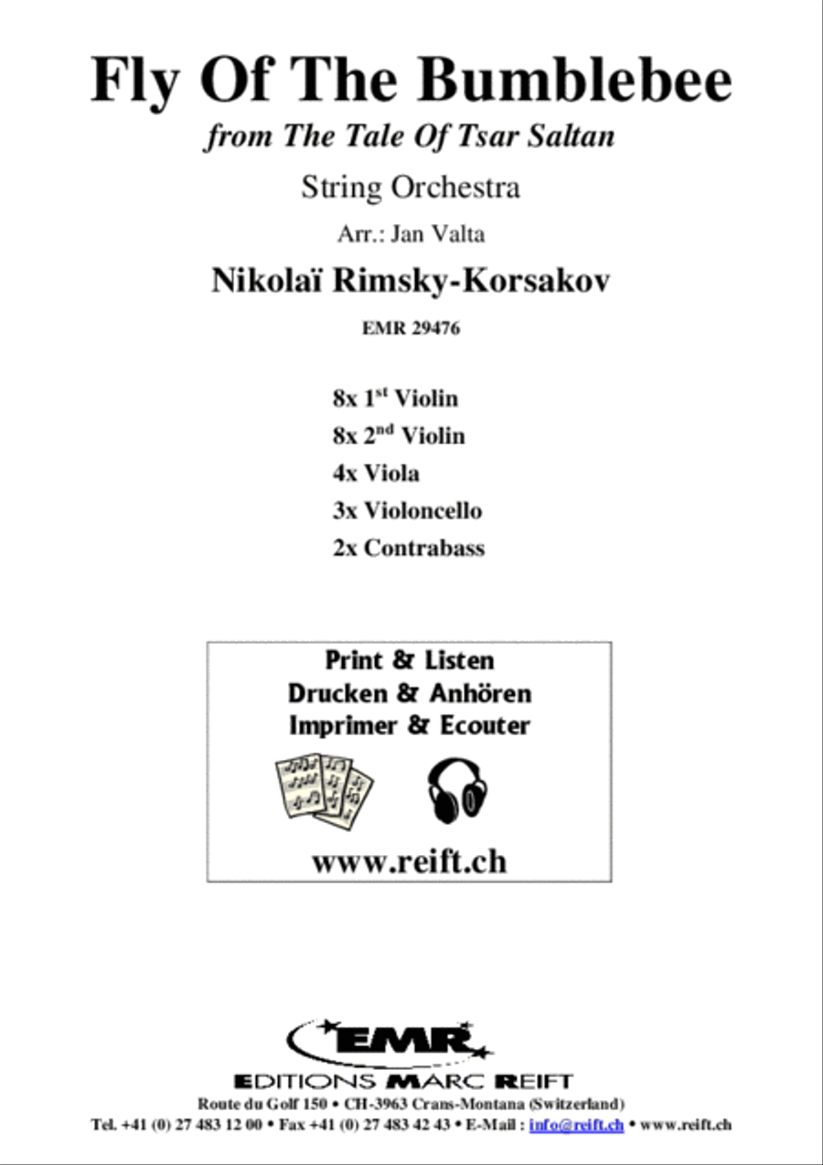 Fly Of The Bumblebee Fly Of The Bumblebee String Orchestra scores gallery preview page 2