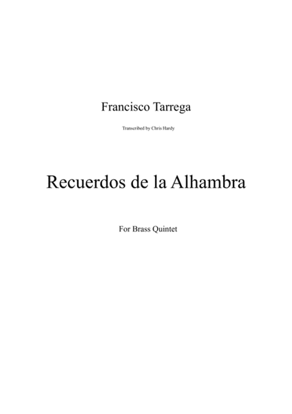Recuerdos de la Alhambra for Brass Quintet image number null