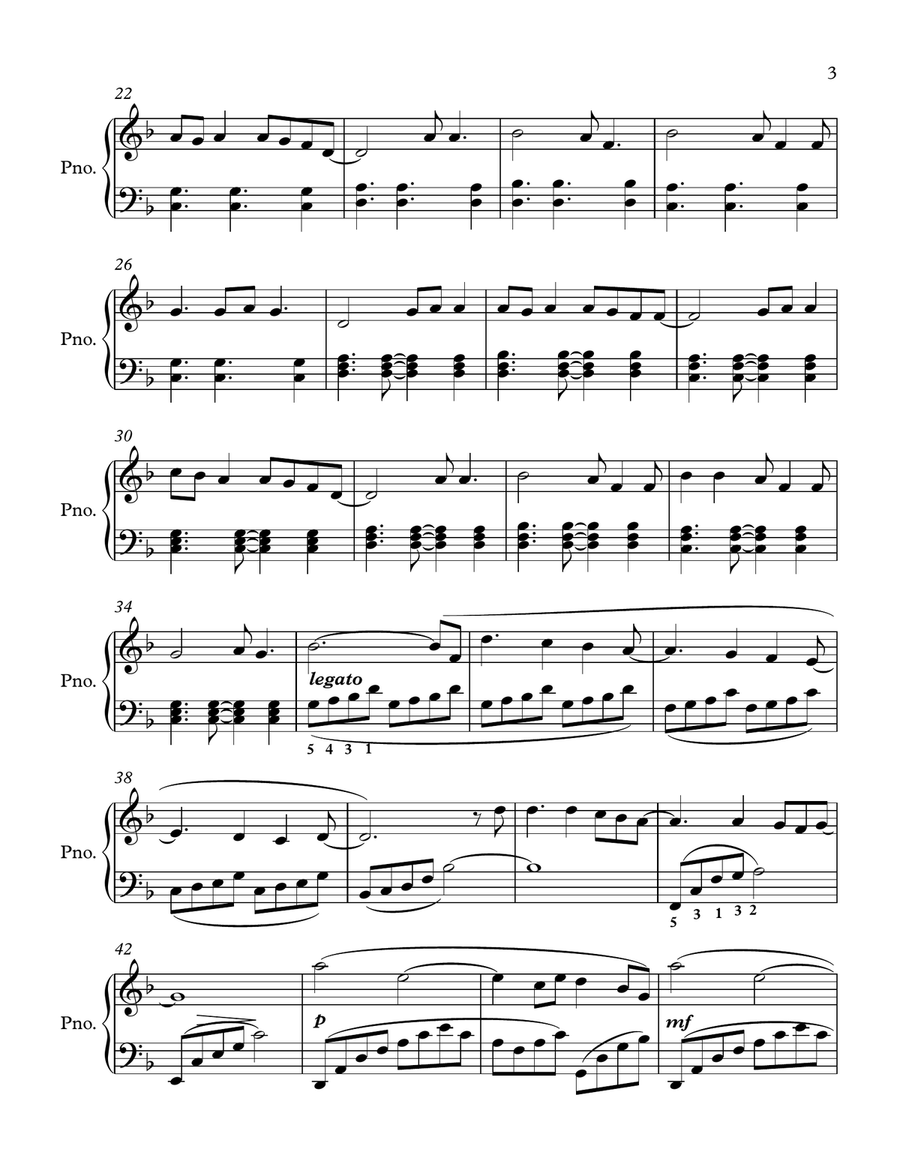 All Of Me Piano Solo scores gallery preview page 3