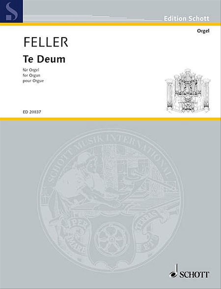 Te Deum Organ Solo Organ scores gallery preview page 1
