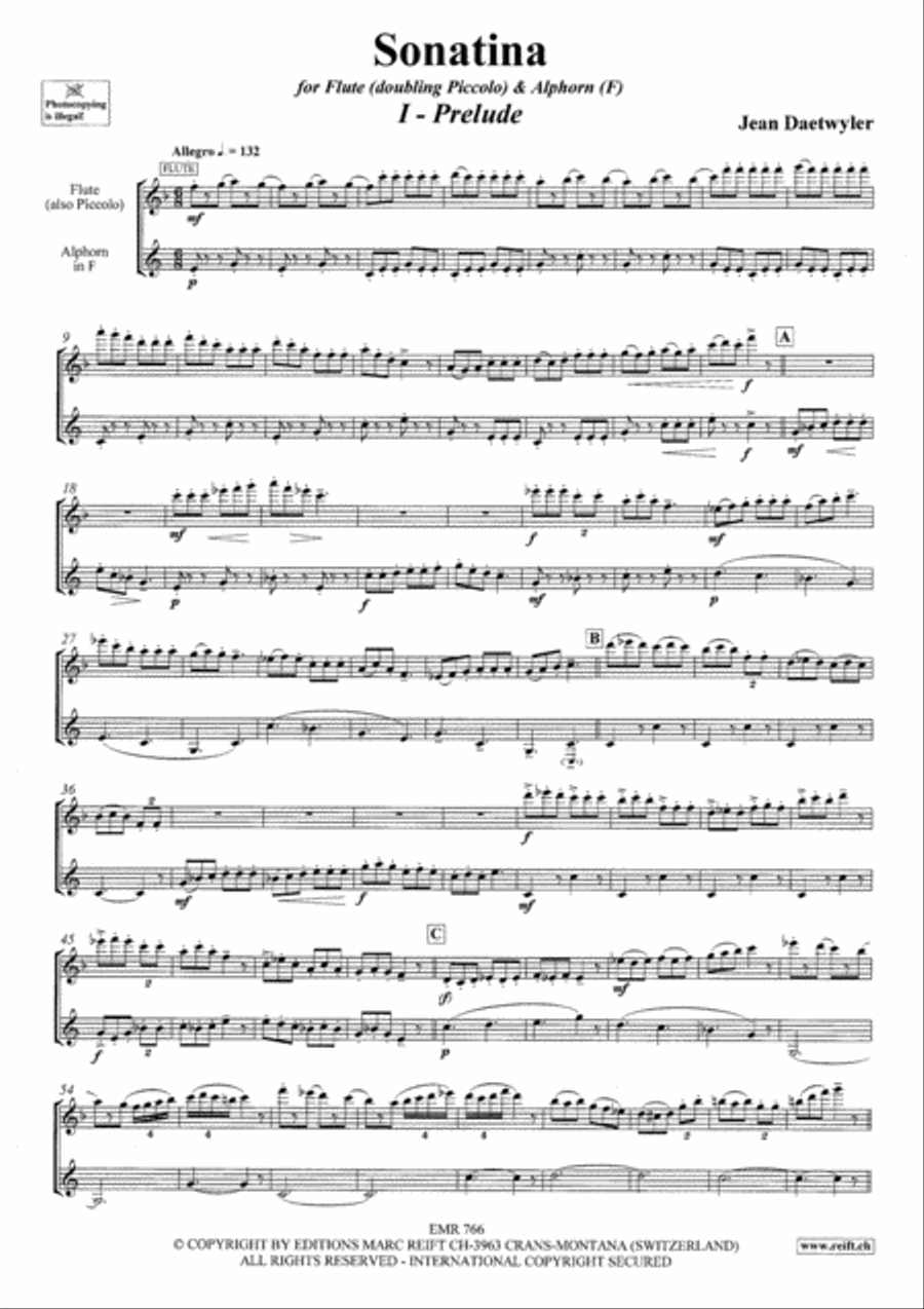 Sonatina Sonatina Flute scores gallery preview page 3