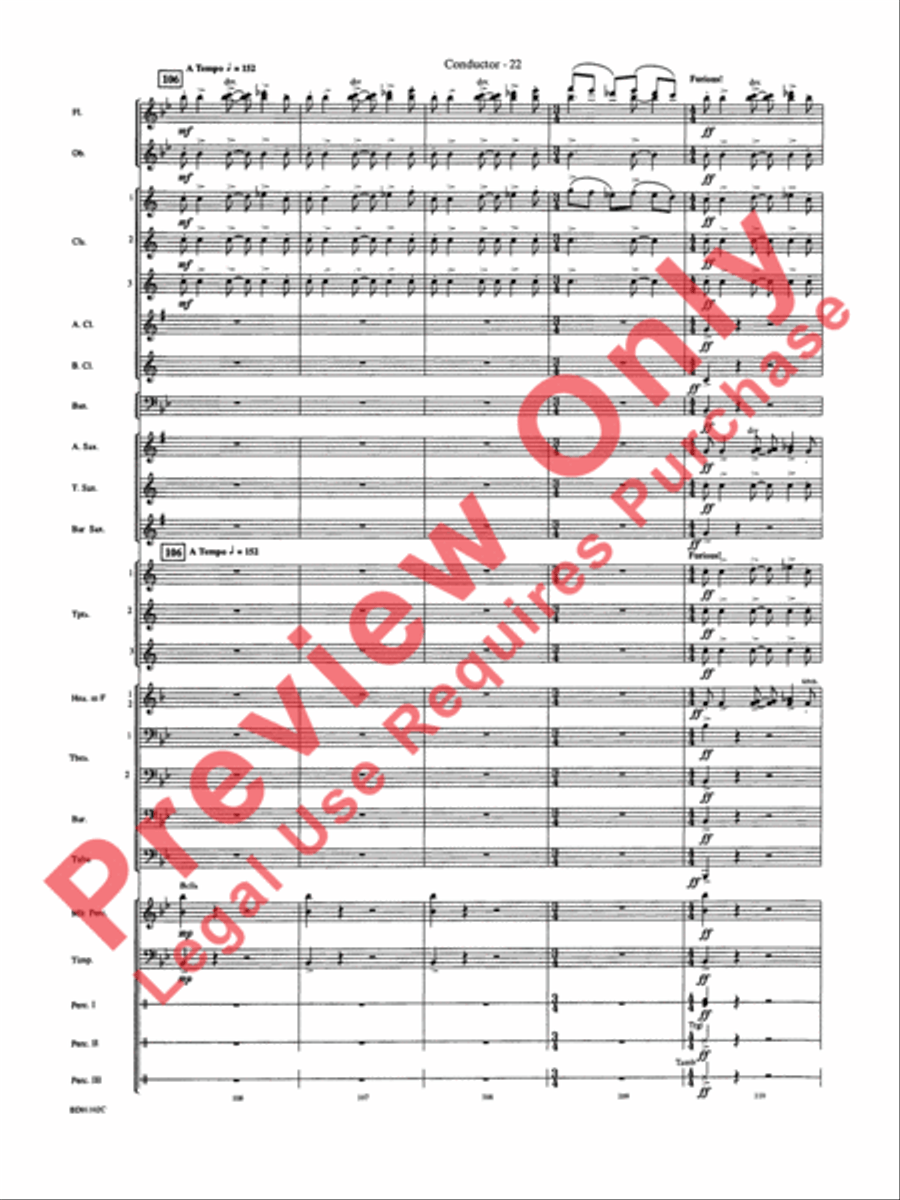 Into the Storm Concert Band scores gallery preview page 25