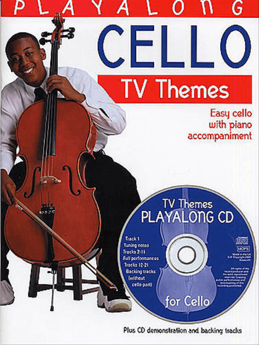 Playalong Cello: TV Themes Piano Accompaniment scores gallery preview page 1
