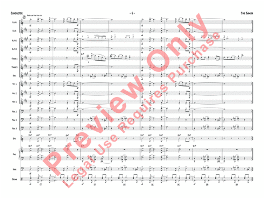 Jive Samba Jazz Ensemble scores gallery preview page 11
