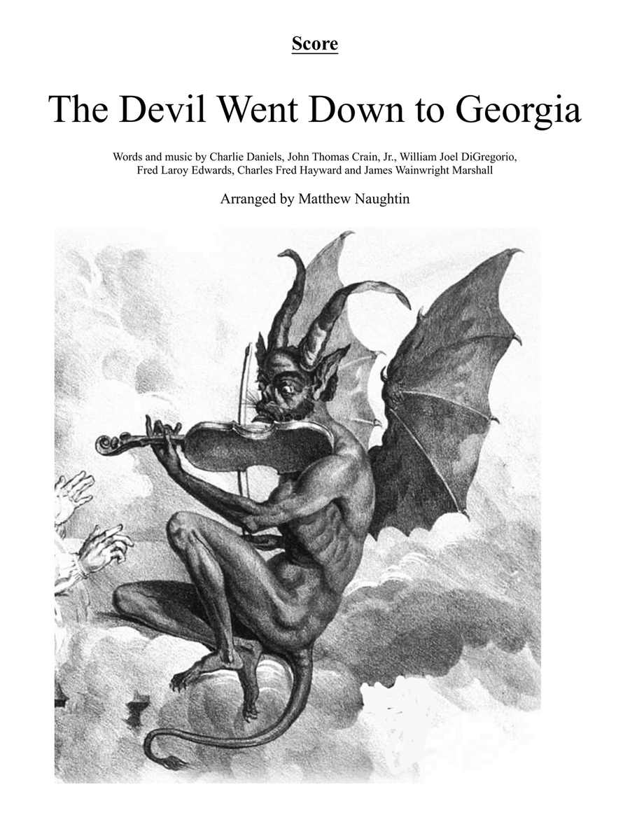 The Devil Went Down To Georgia by The Charlie Daniels Band String Orchestra - Digital Sheet Music