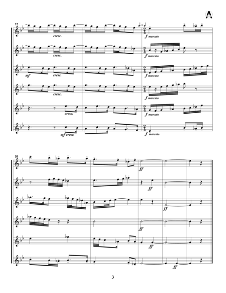 Cohen Wing Fanfare Trumpet scores gallery preview page 5