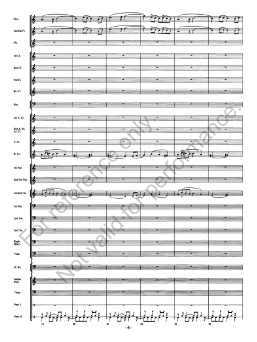 Agua's Whelm Concert Band scores gallery preview page 7