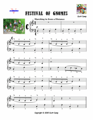 Book cover for Festival of Gnomes (First Year Piano Solo)