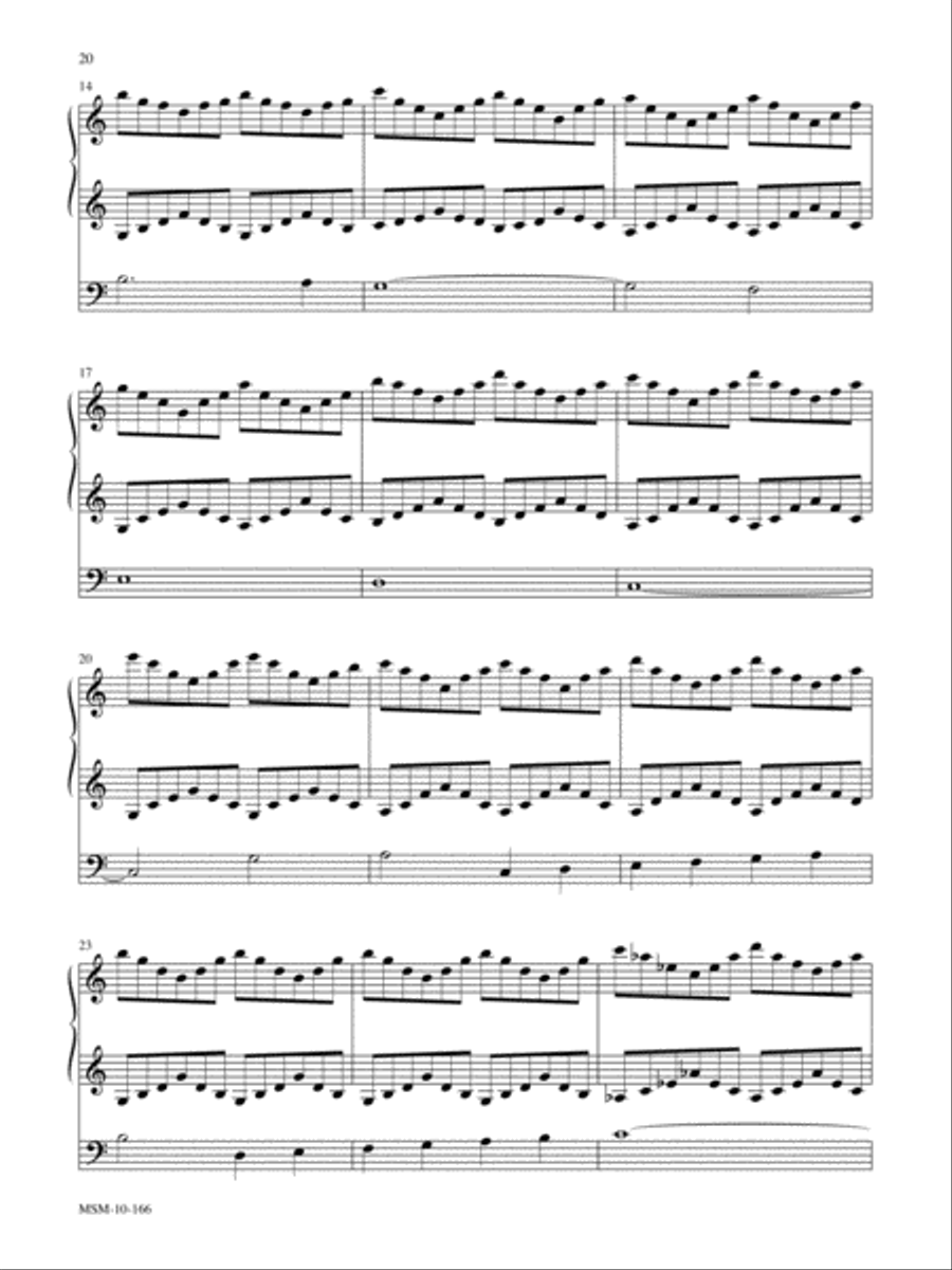 Joy to the World Variations for Organ Organ Solo scores gallery preview page 10