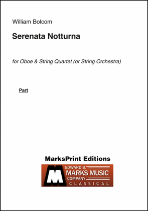 Serenata Notturna (oboe part)