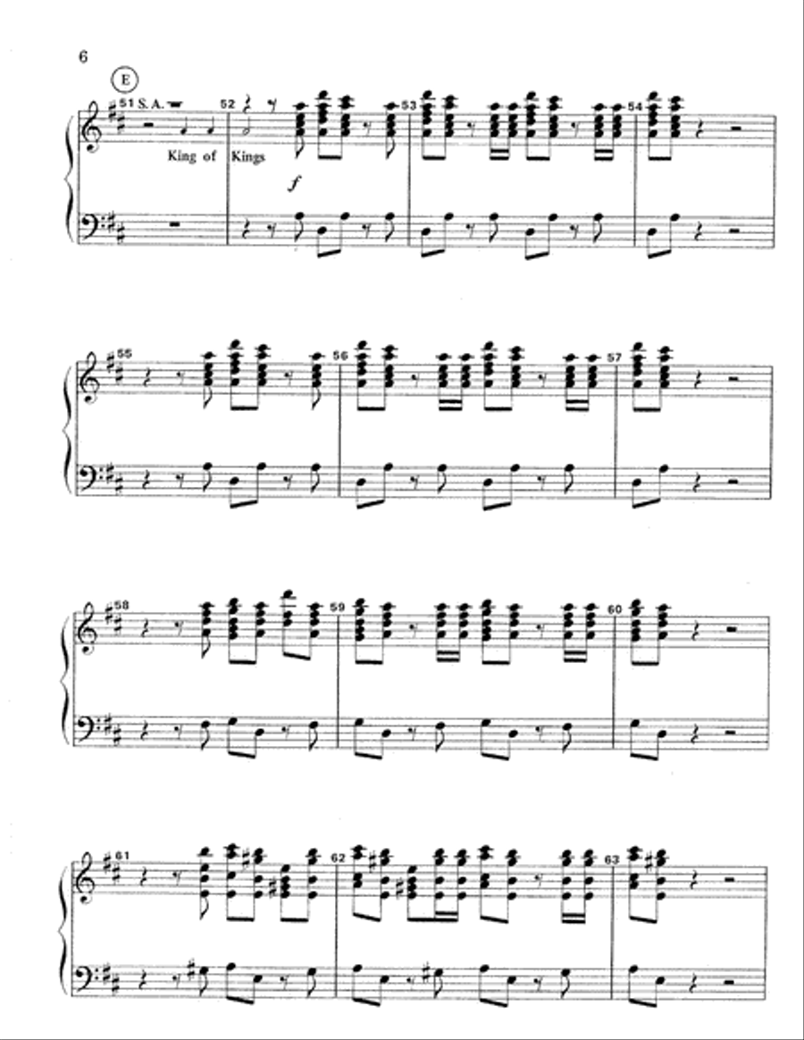 Hallelujah Chorus Handbell Choir scores gallery preview page 6