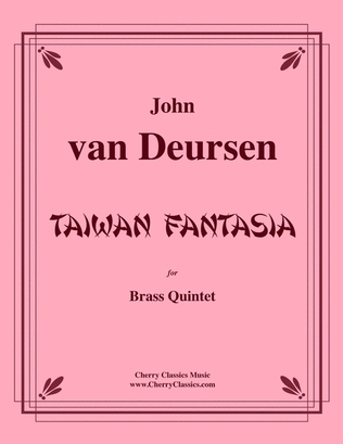 Book cover for Taiwan Fantasia for Brass Quintet