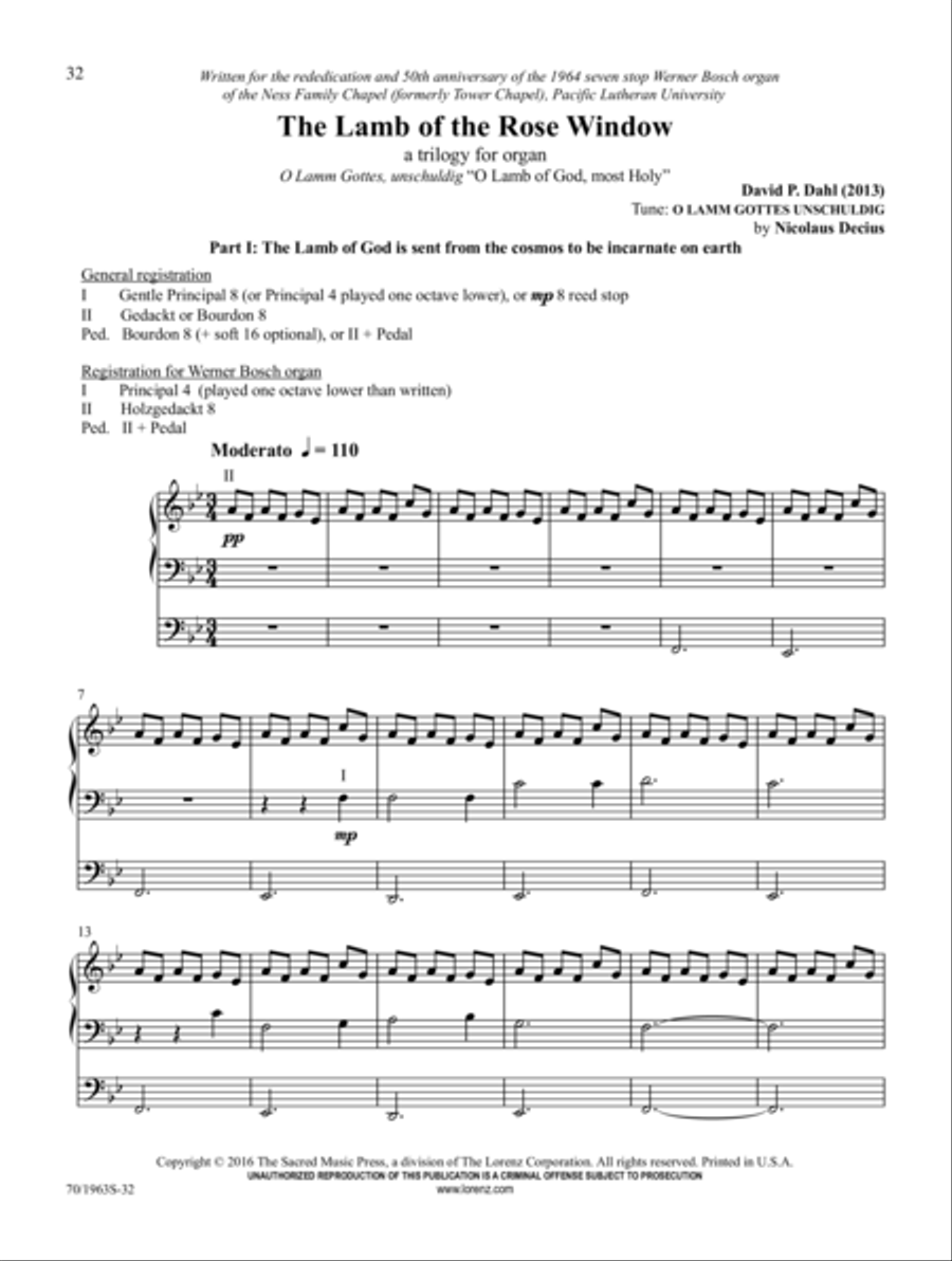 God of Grace and God of Glory Organ Solo scores gallery preview page 15