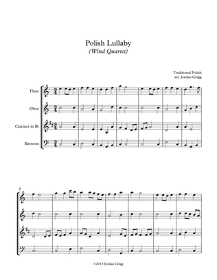 Book cover for Polish Lullaby (Wind Quartet)